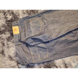 Y2k Baggy Dark Wash Grunge Jeans 38x34 Members Property 2000's Mens Pants Jnco